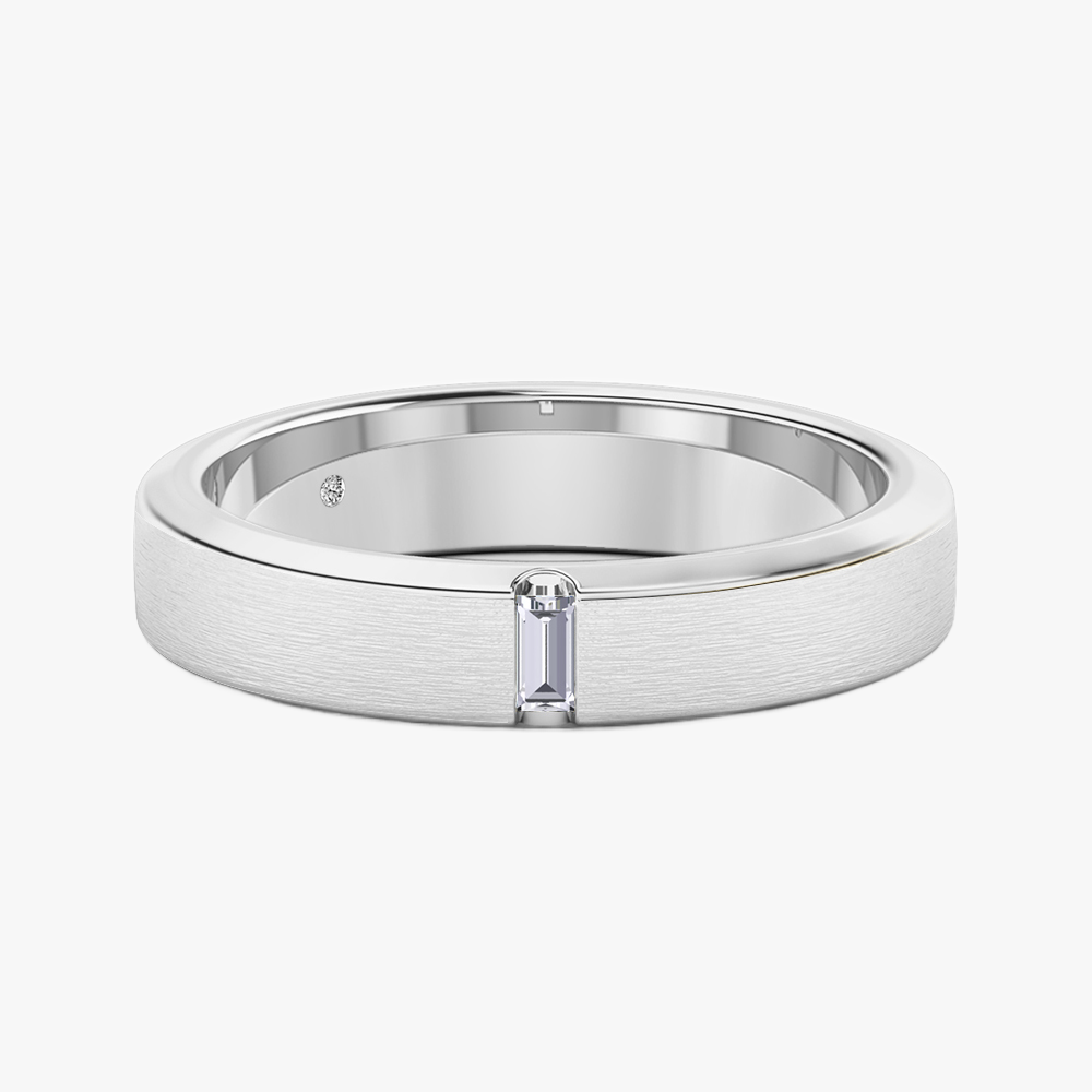 18K White Gold