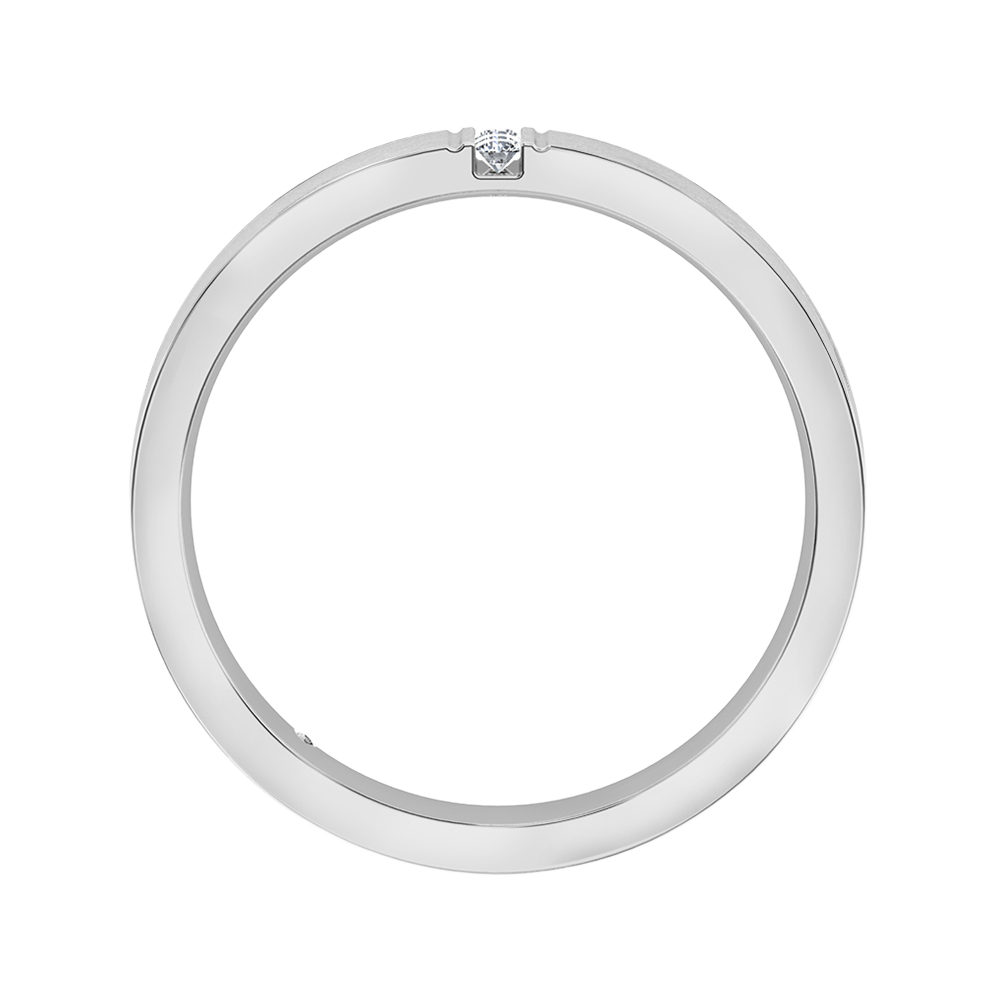 18K White Gold