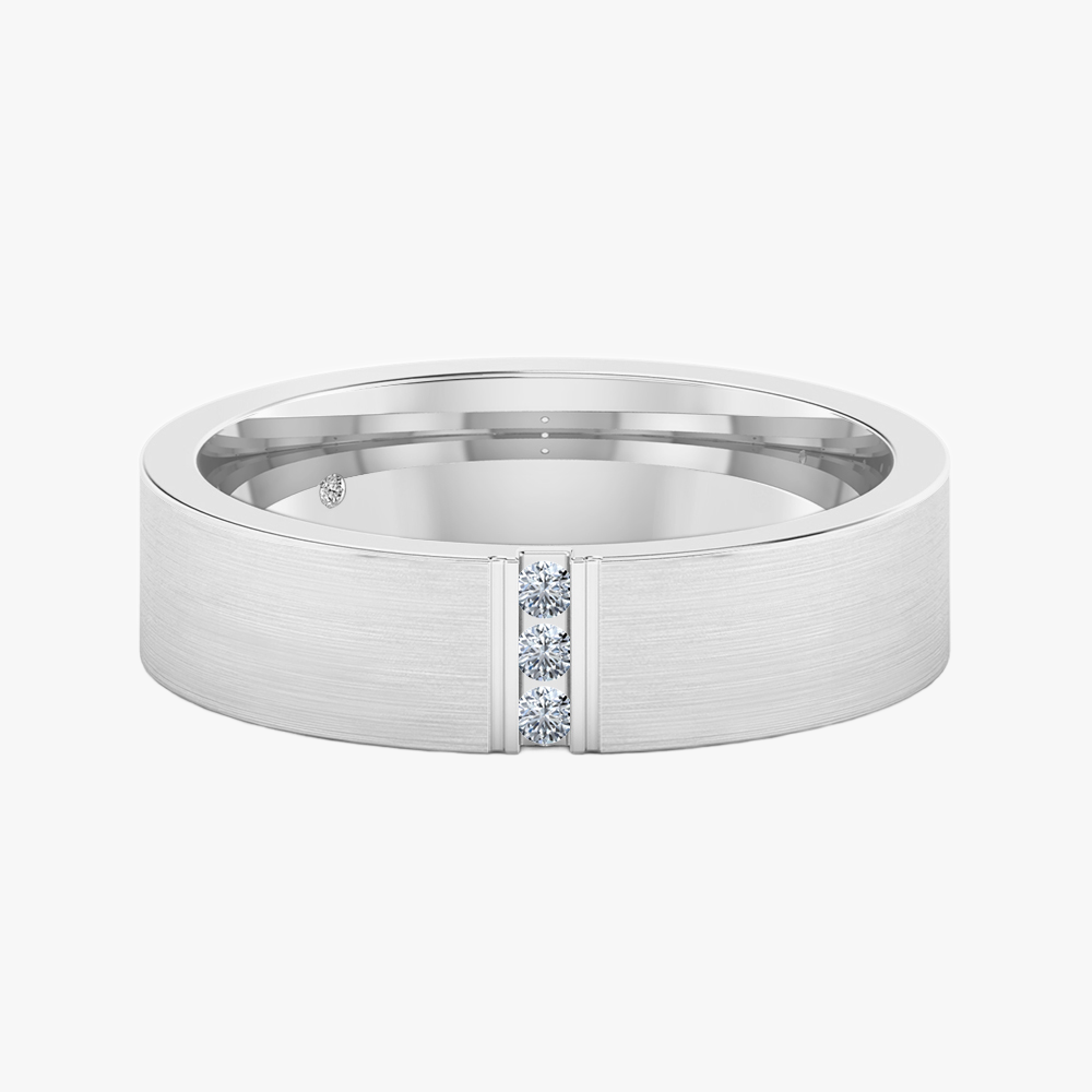 18K White Gold