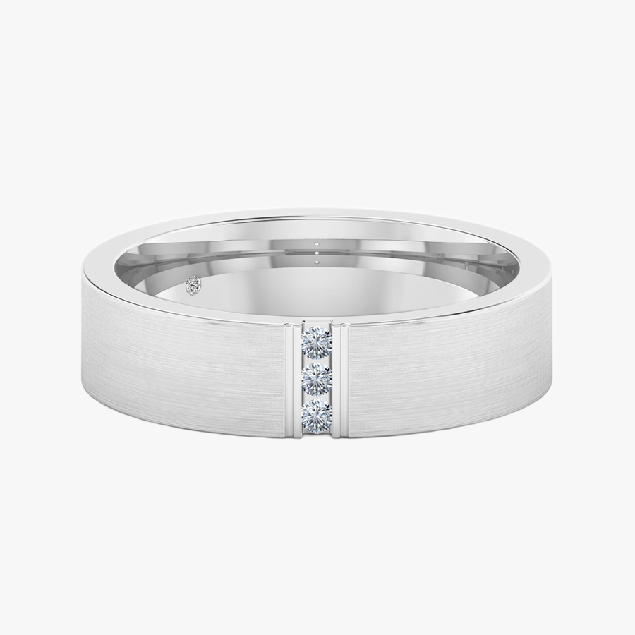18K White Gold