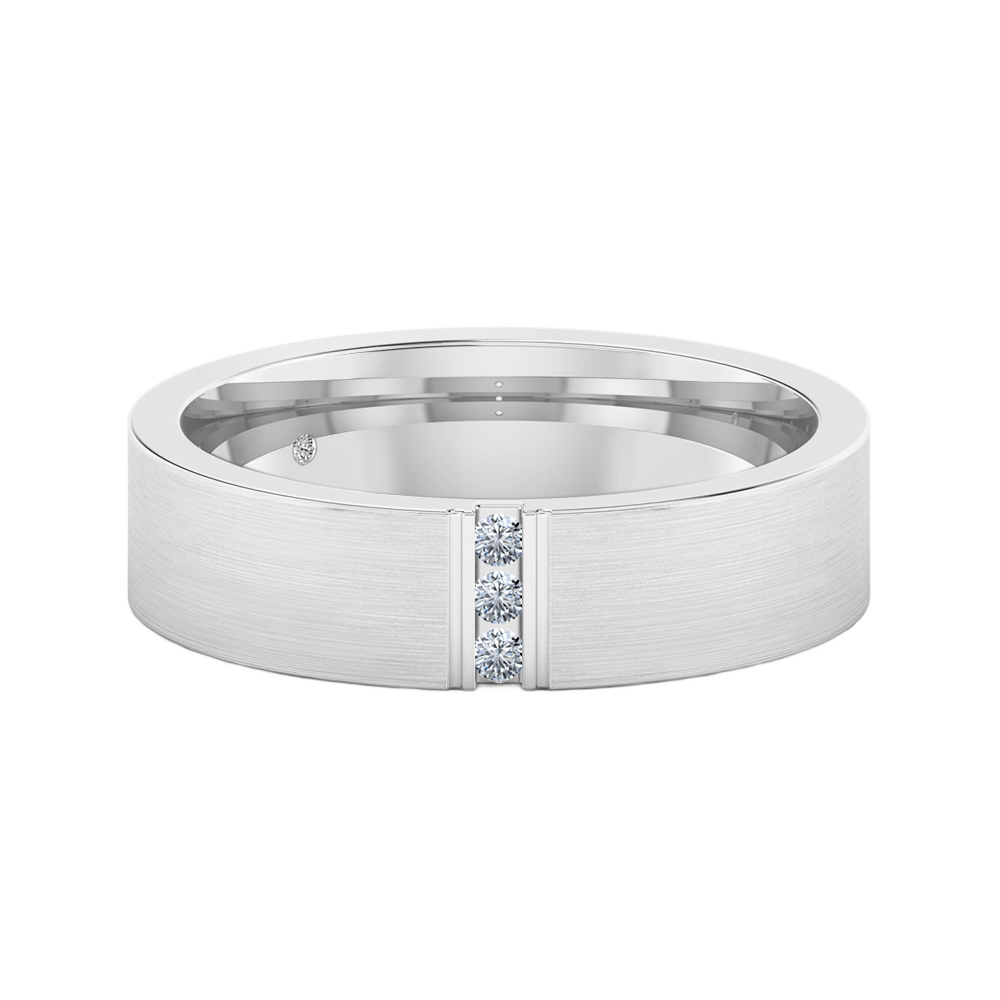 18K White Gold