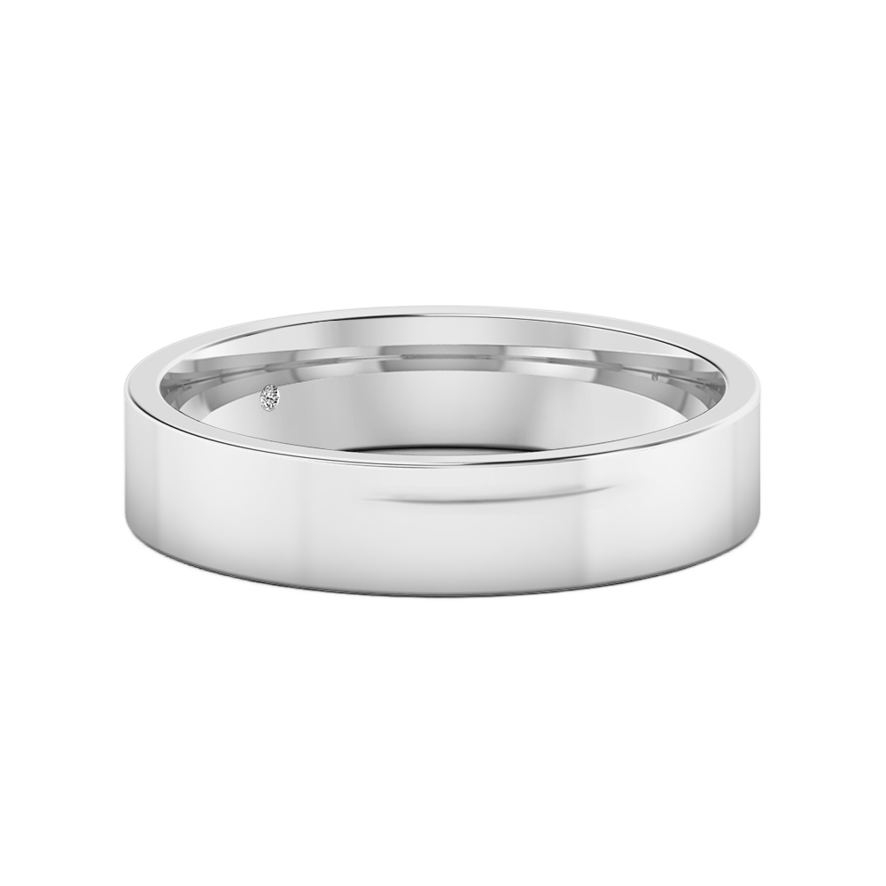 18K White Gold