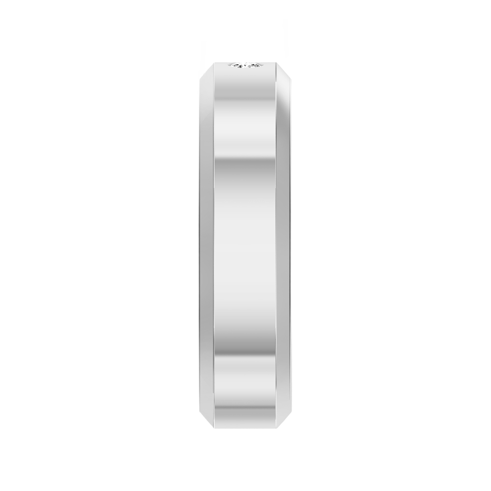 18K White Gold