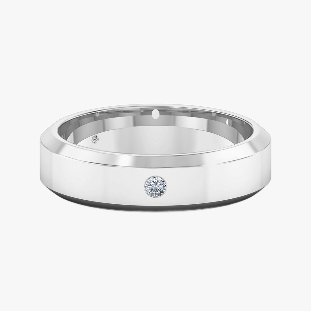 18K White Gold