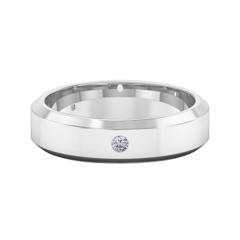 18K White Gold