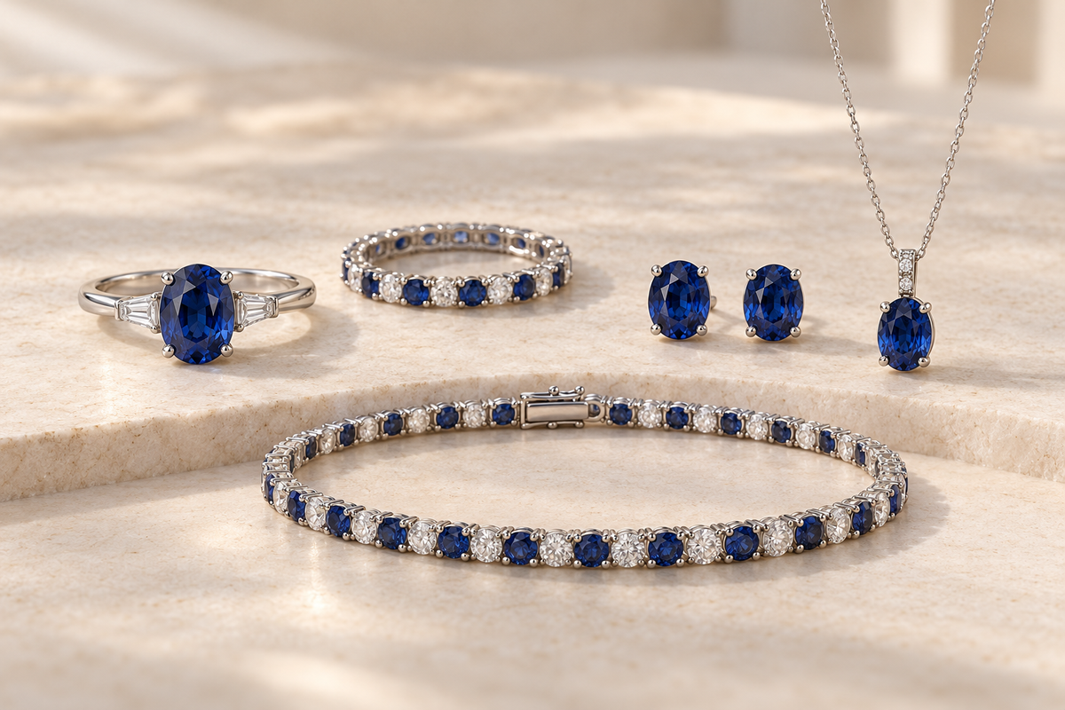 Which Jewellery Suits
Blue Sapphires Best?