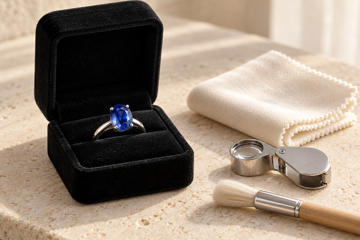 How to Care for
Sapphire Jewellery