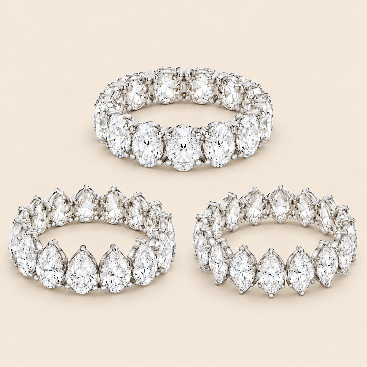 Oval, Pear & Marquise