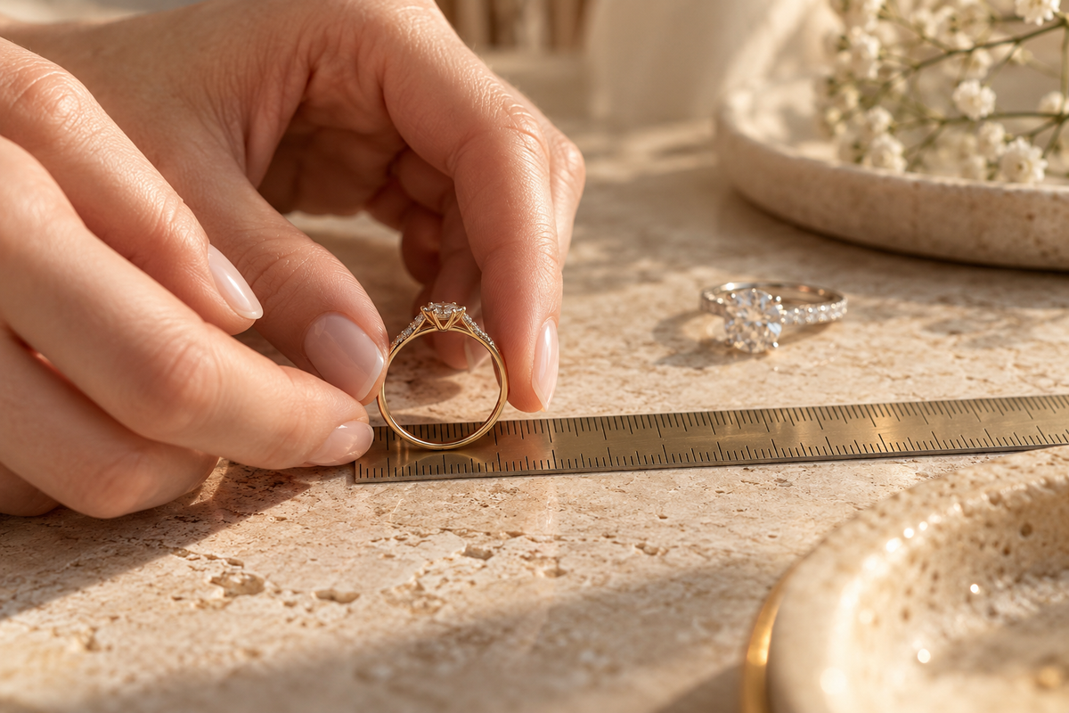 How Can I Choose a Ring Size Secretly?