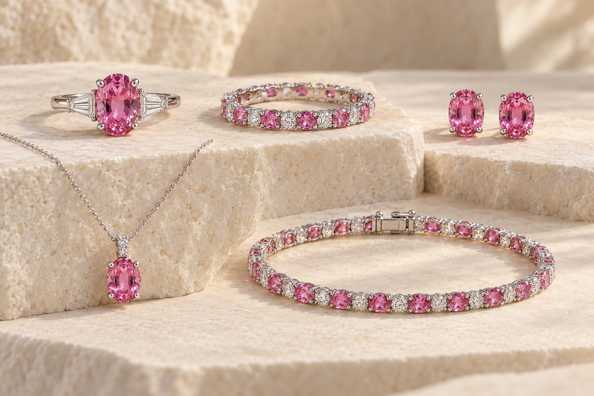 Which Jewellery Suits Pink Sapphires Best?