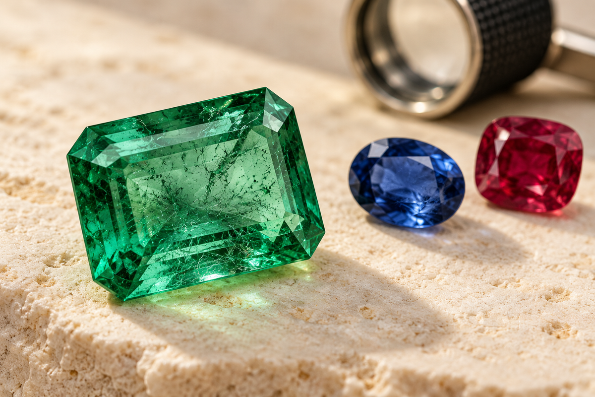 Clarity Works Differently
With Coloured Gemstones
