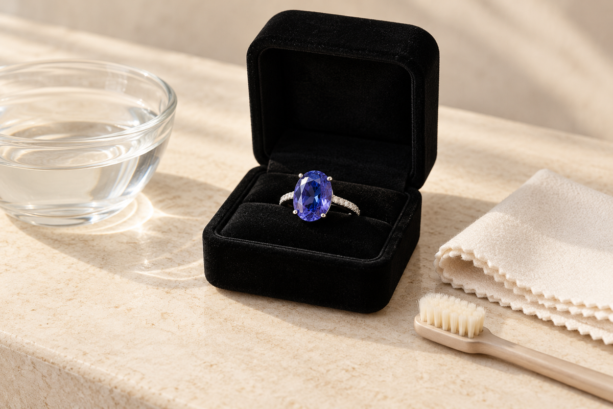 How to Care for Tanzanite Jewellery