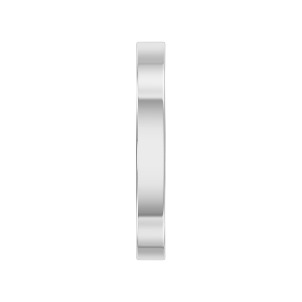18K White Gold