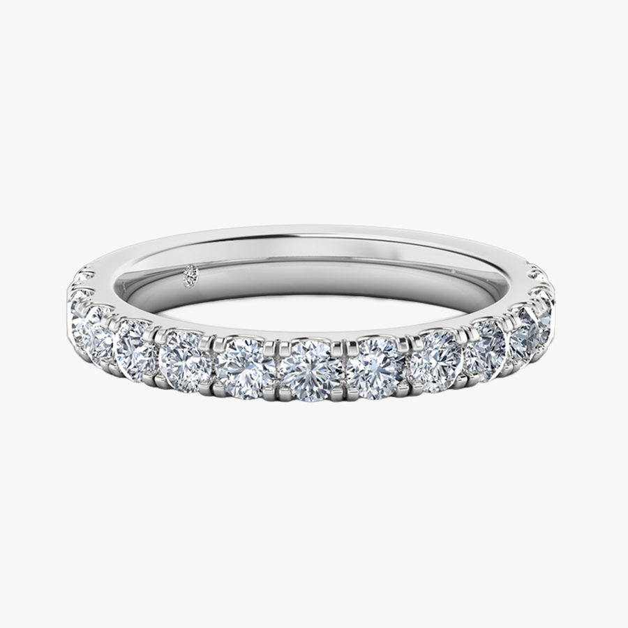 18K White Gold