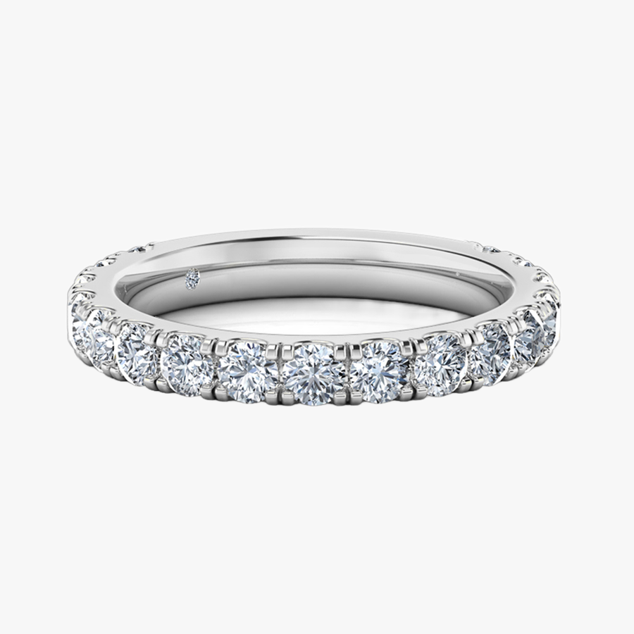 18K White Gold