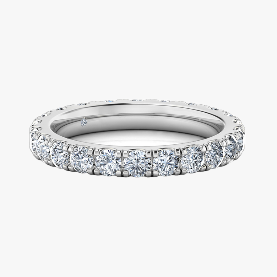 18K White Gold