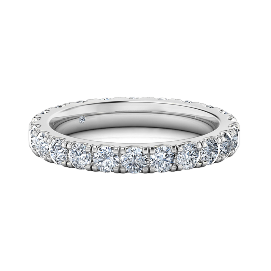 18K White Gold