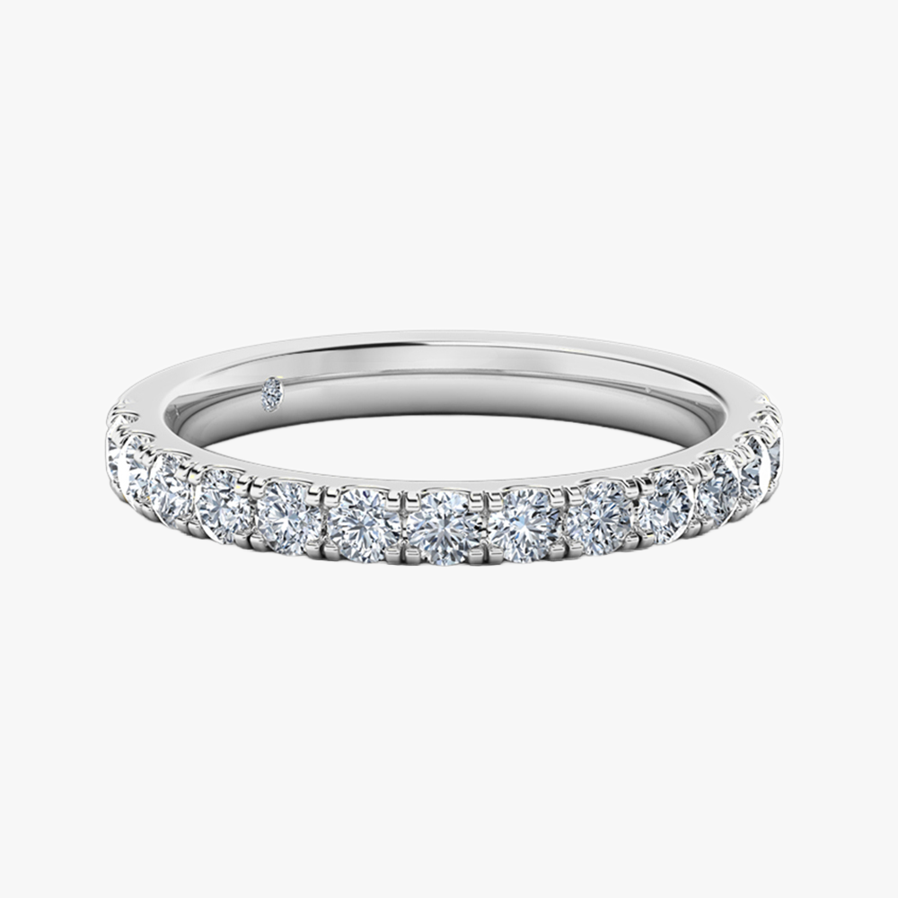 18K White Gold