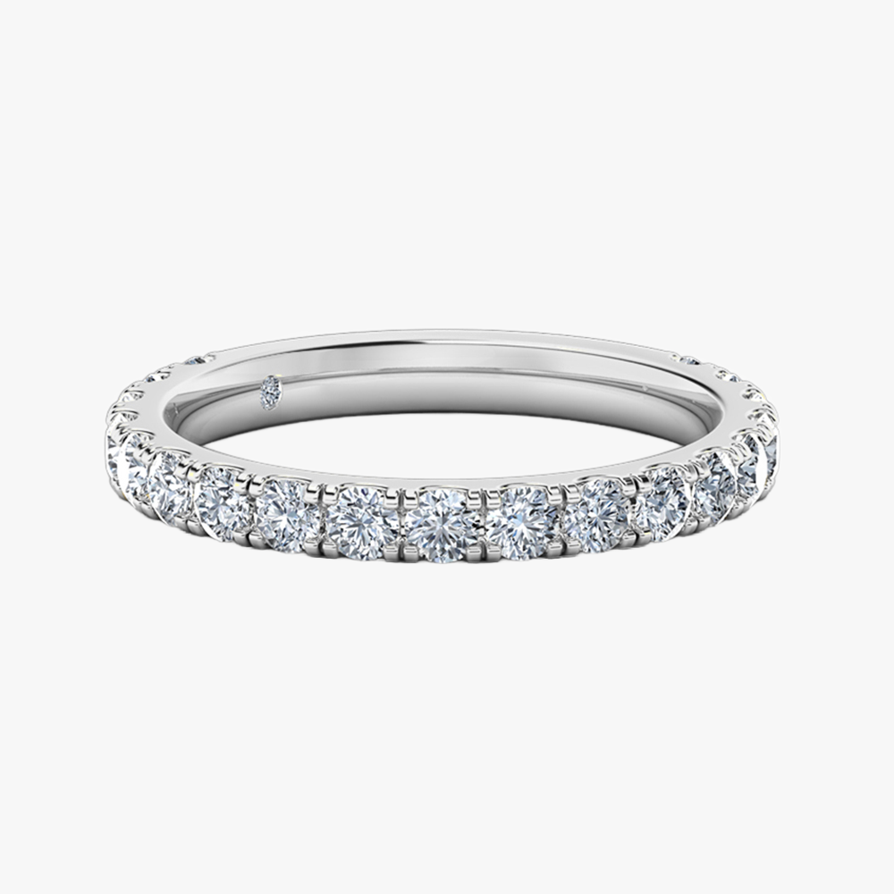 18K White Gold
