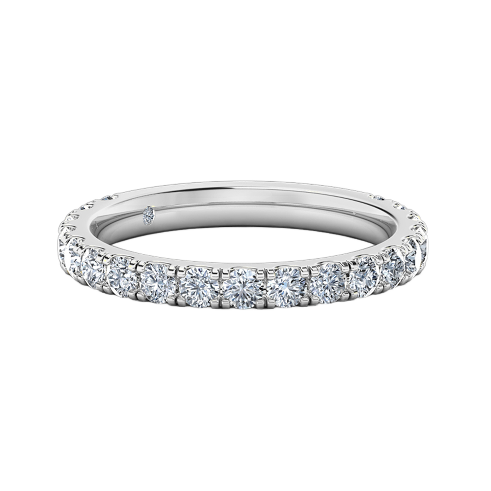 18K White Gold
