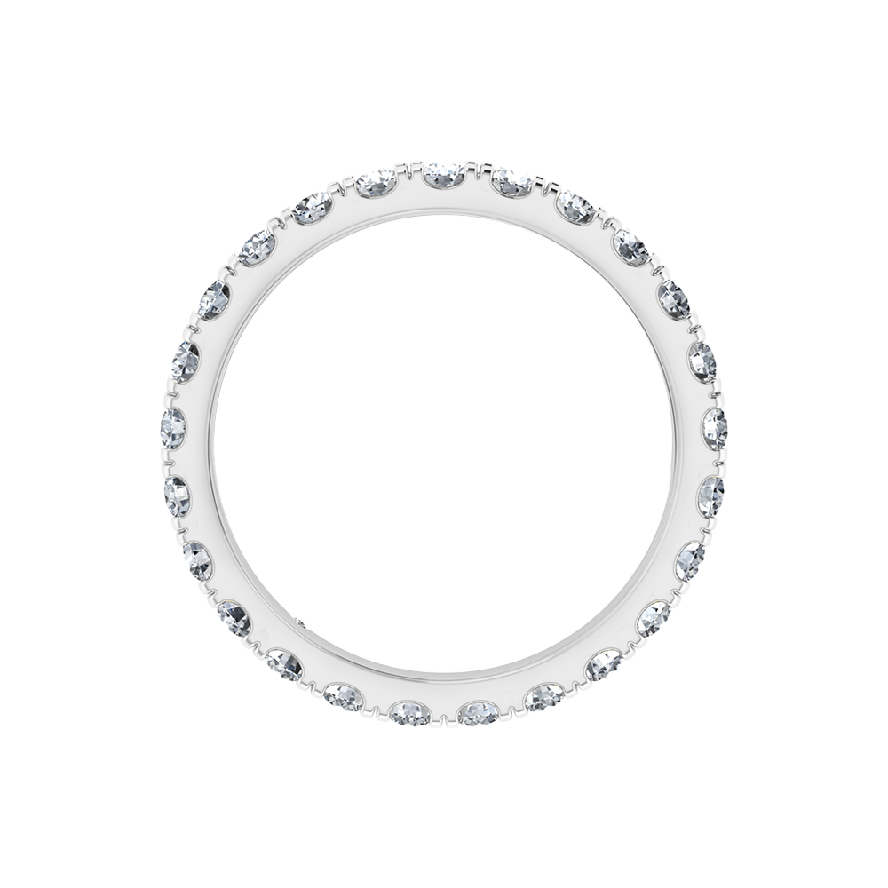 18K White Gold