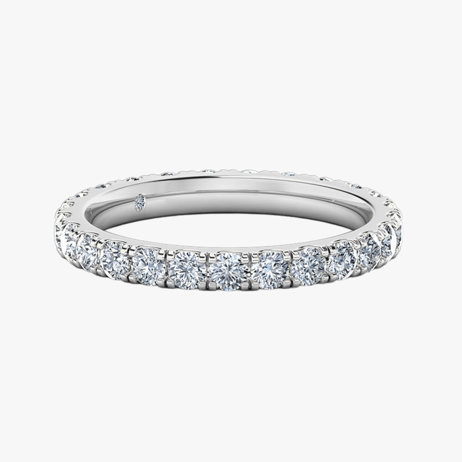 18K White Gold