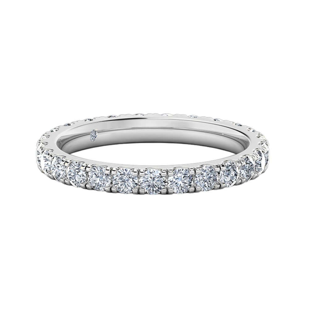 18K White Gold
