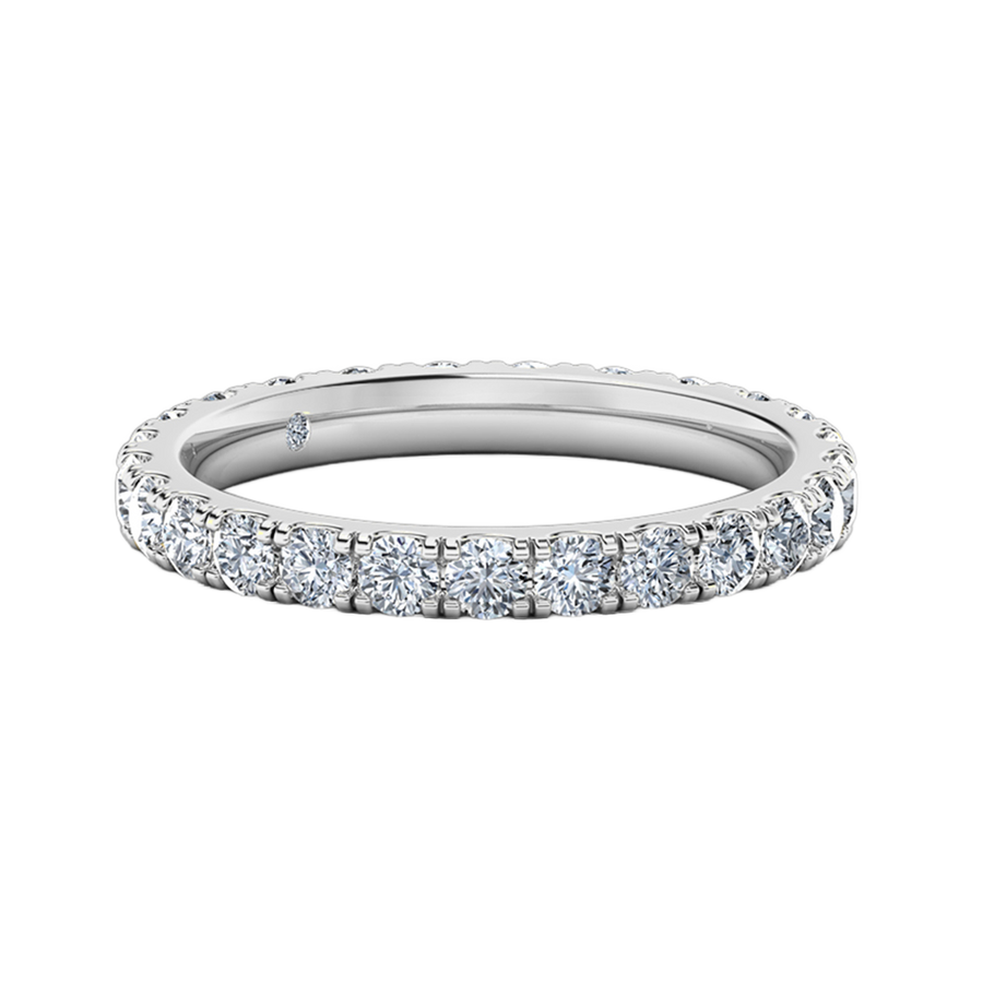 18K White Gold