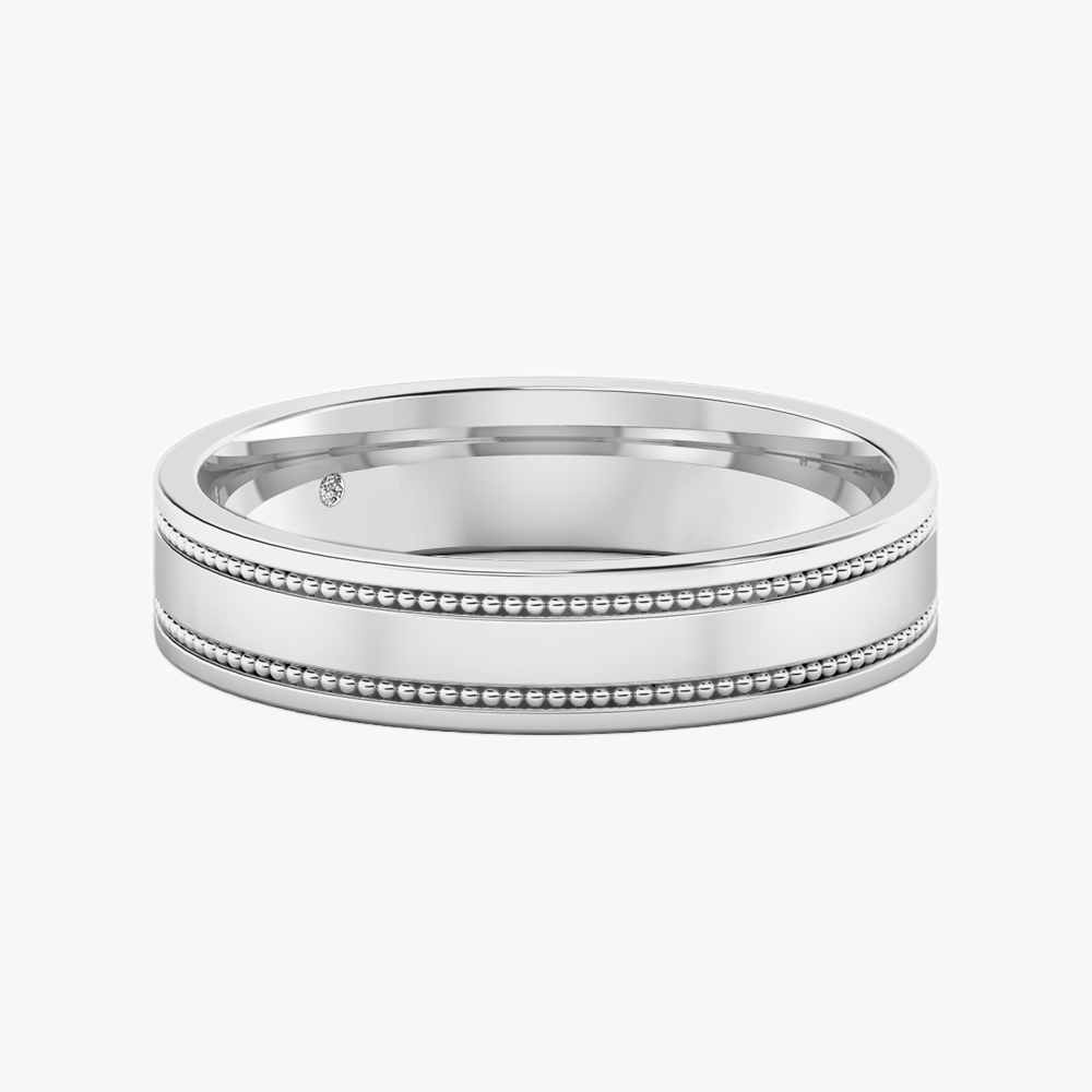 18K White Gold