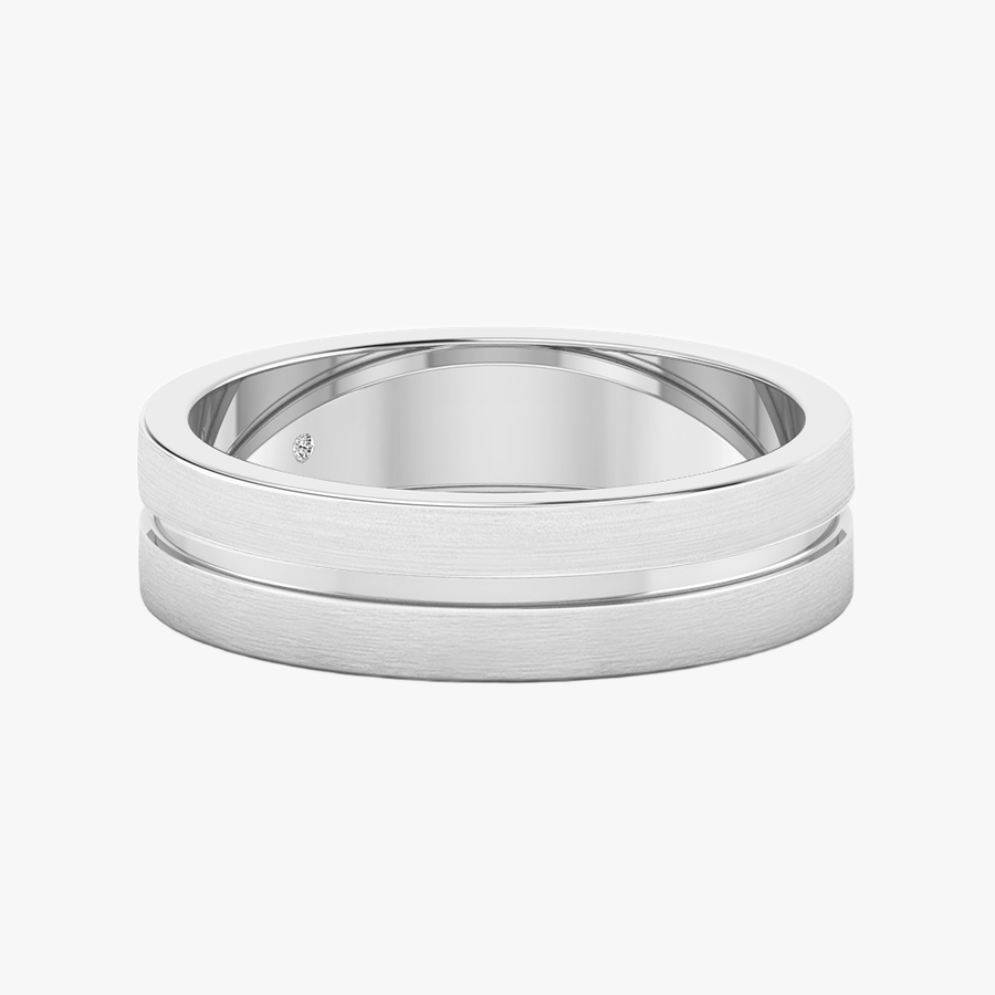 18K White Gold
