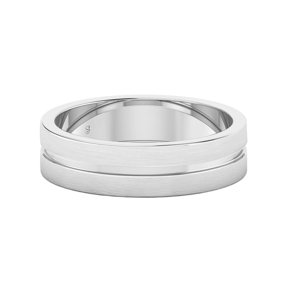 18K White Gold
