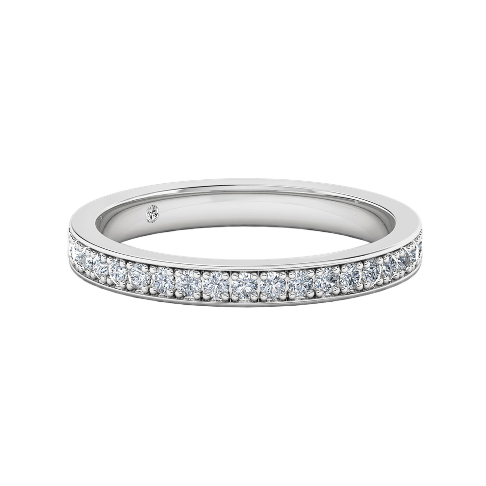 18K White Gold