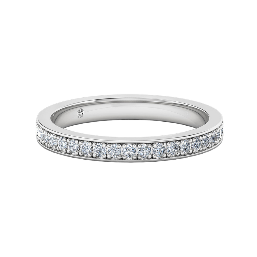 18K White Gold