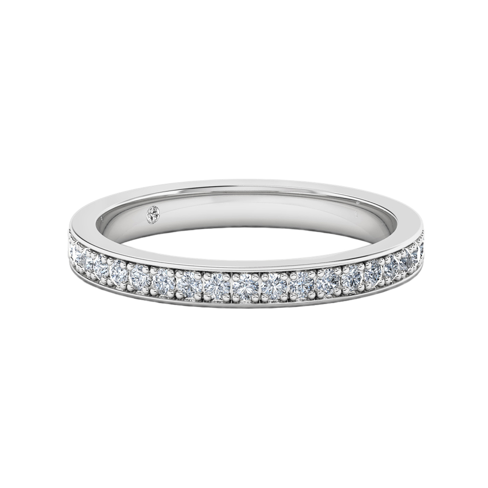 18K White Gold