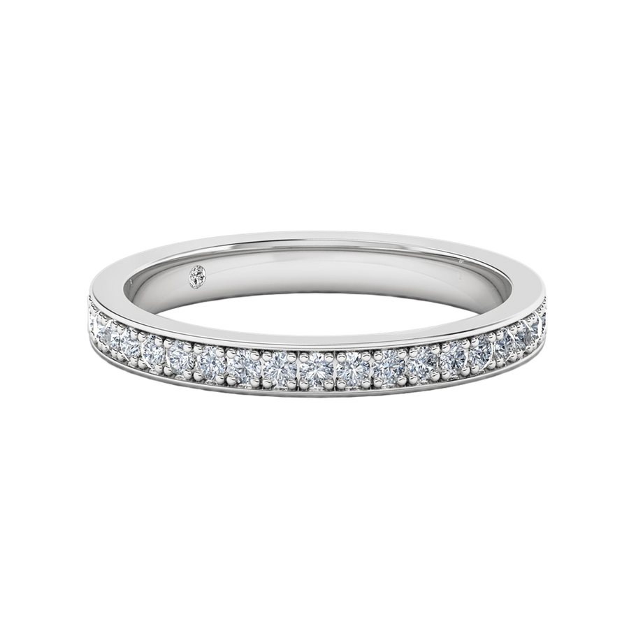 18K White Gold