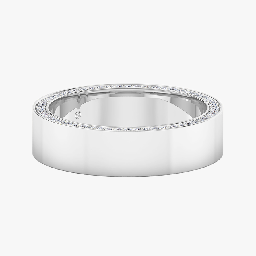 18K White Gold