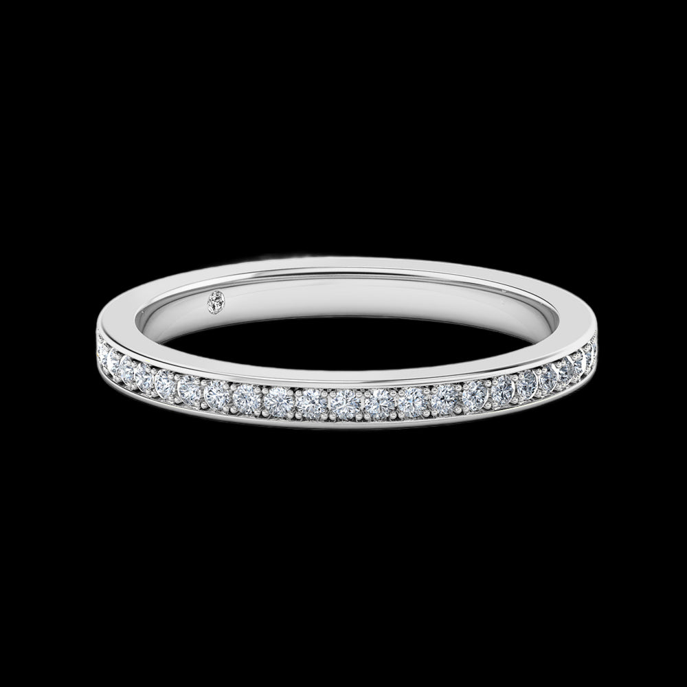18K White Gold