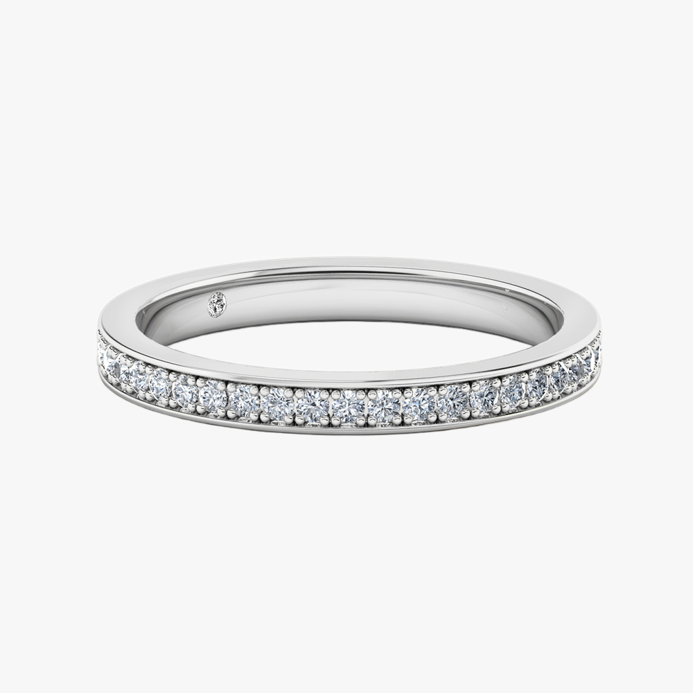 18K White Gold