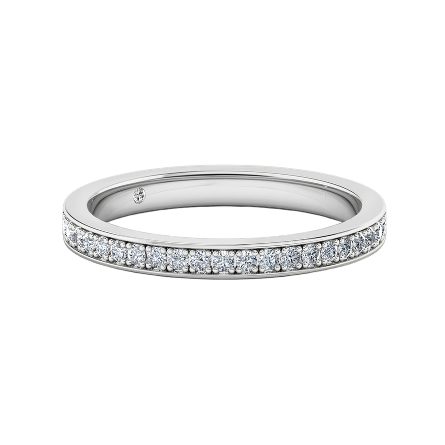 18K White Gold