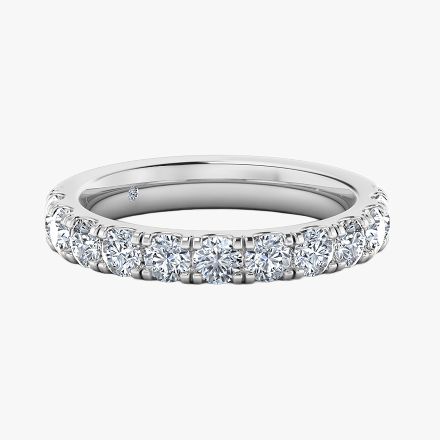 18K White Gold