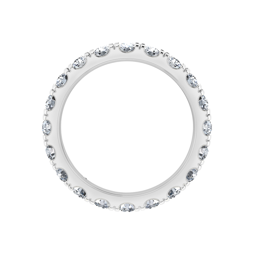 18K White Gold