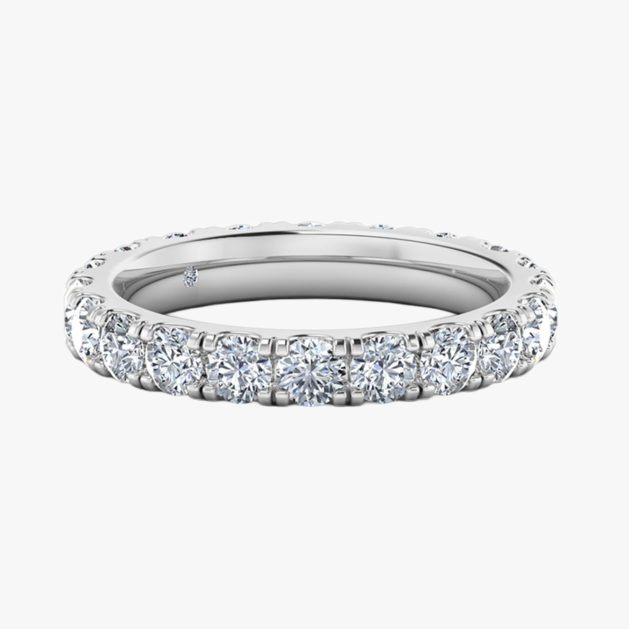 18K White Gold