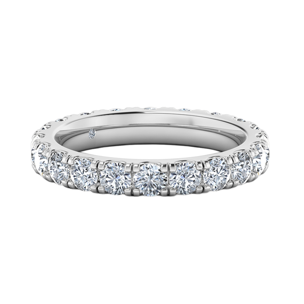 18K White Gold