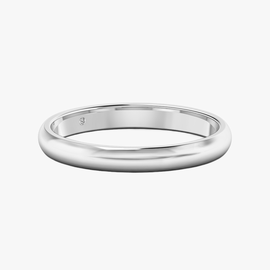 18K White Gold