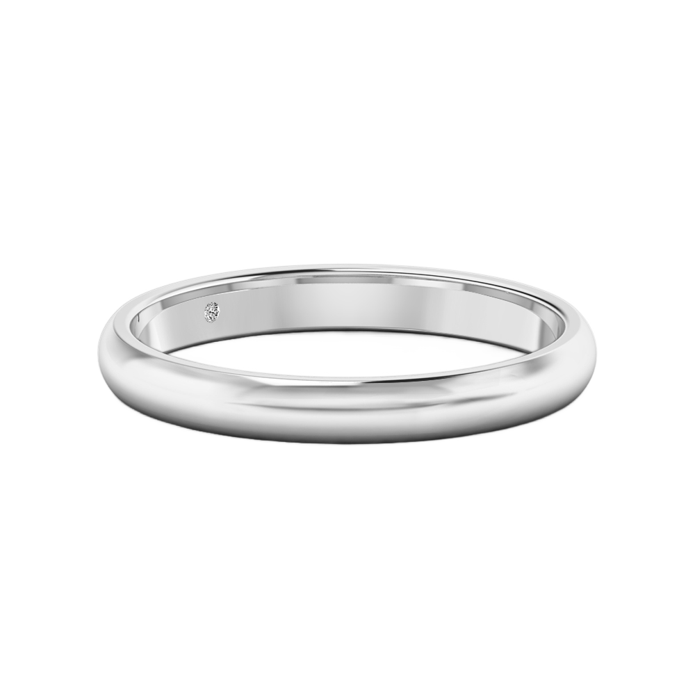 18K White Gold