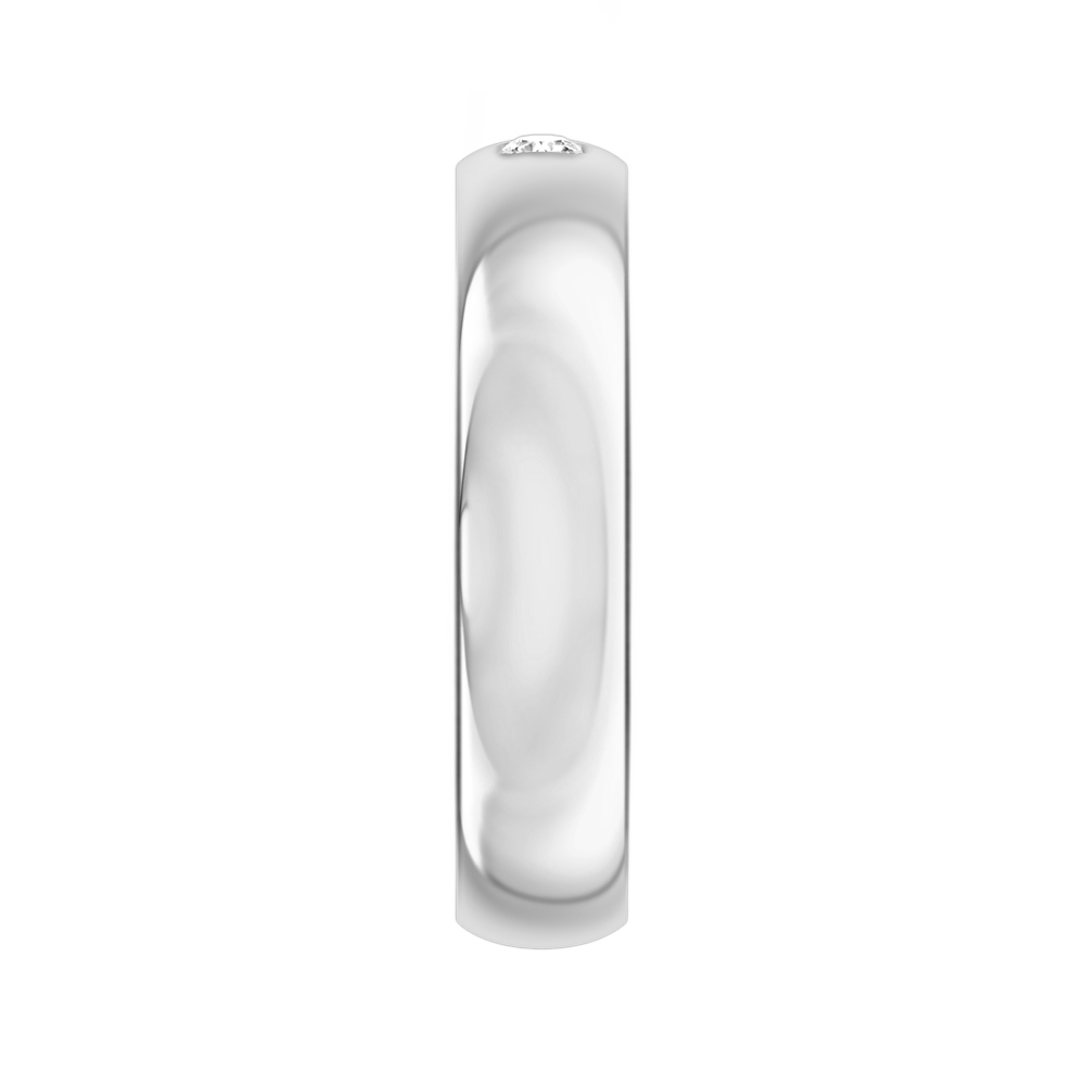 18K White Gold