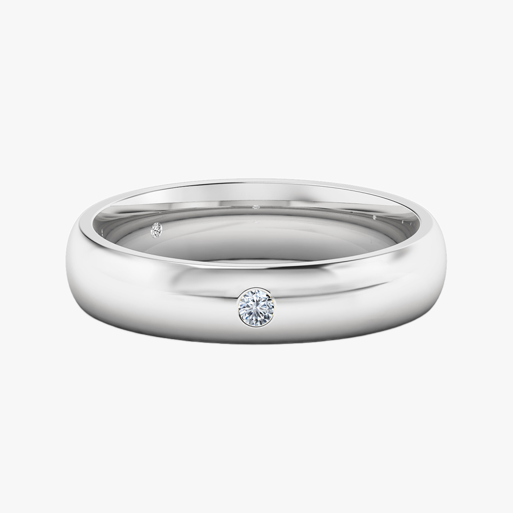 18K White Gold