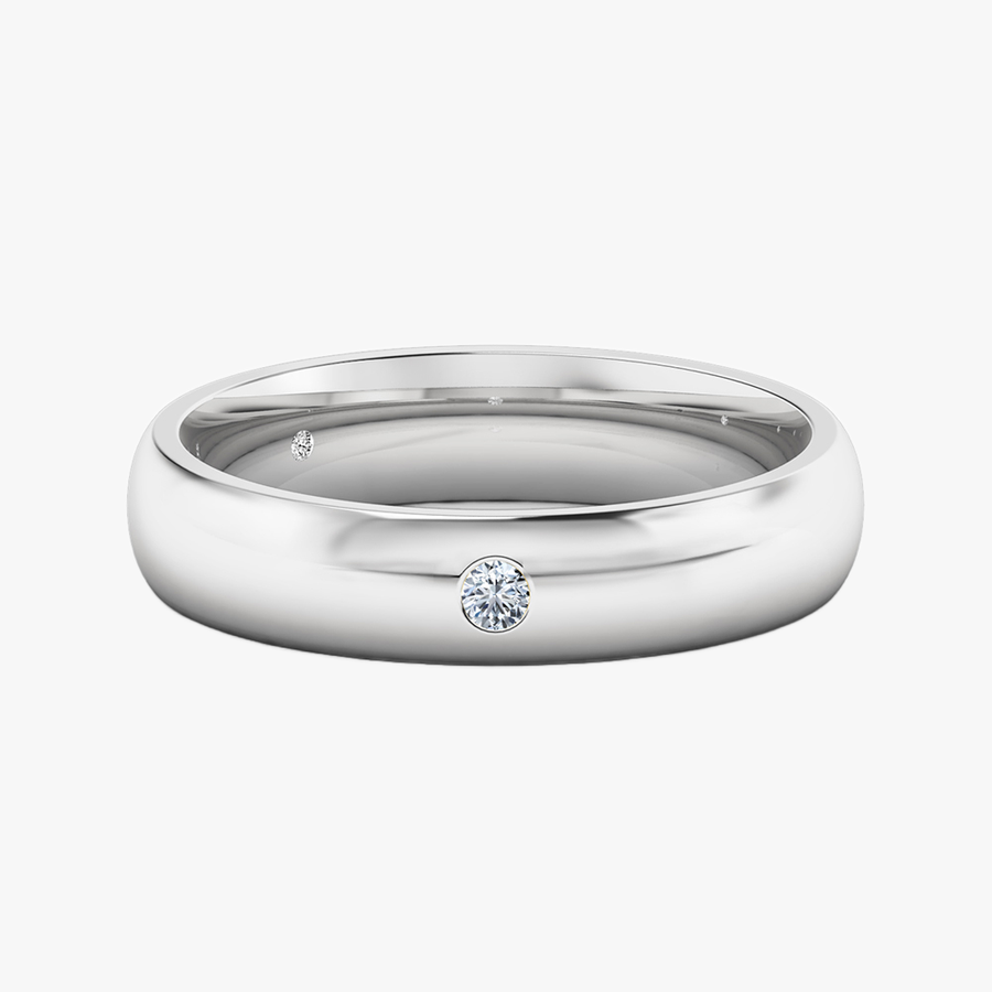 18K White Gold