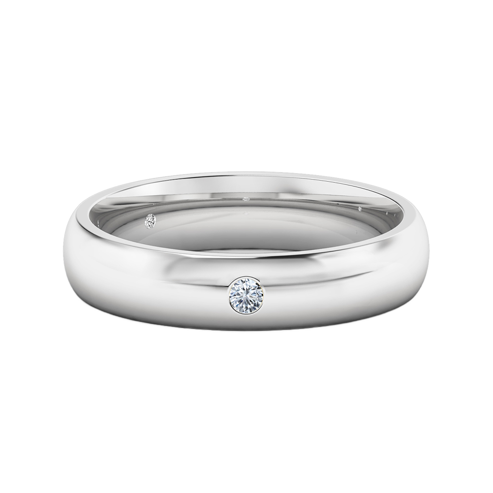 18K White Gold
