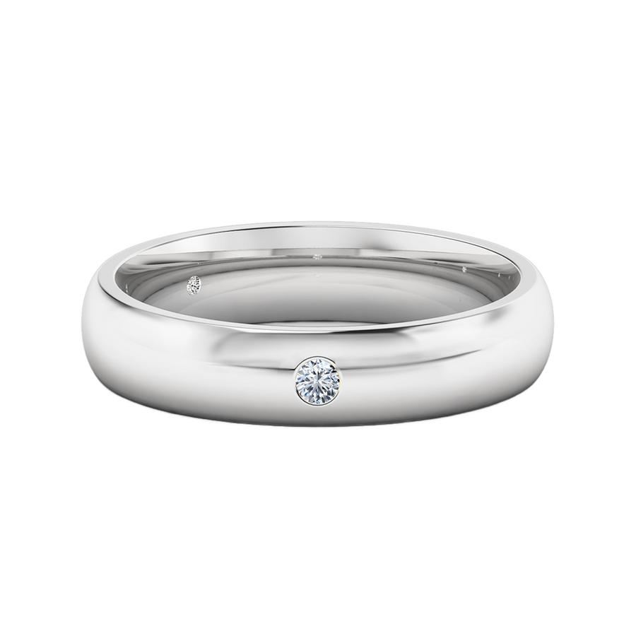 18K White Gold